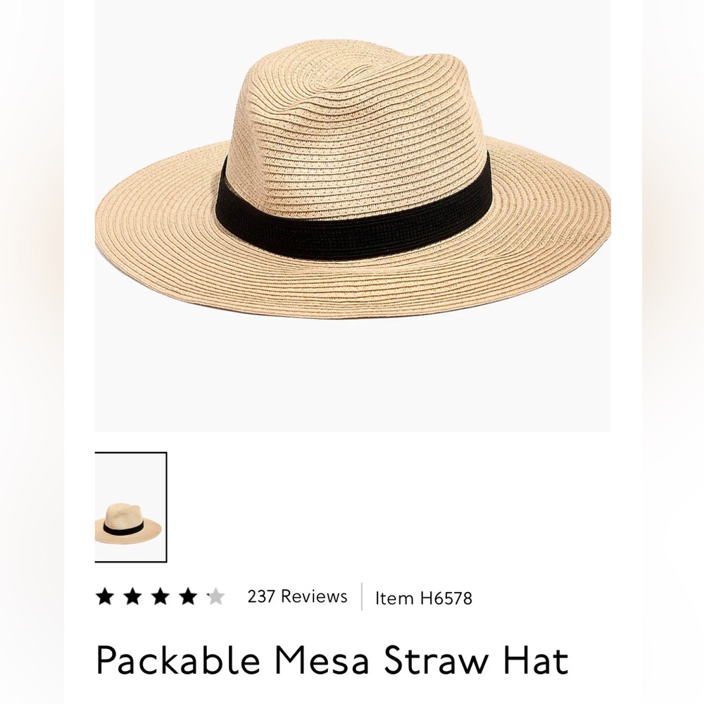 Madewell Package Mesa Straw Hat